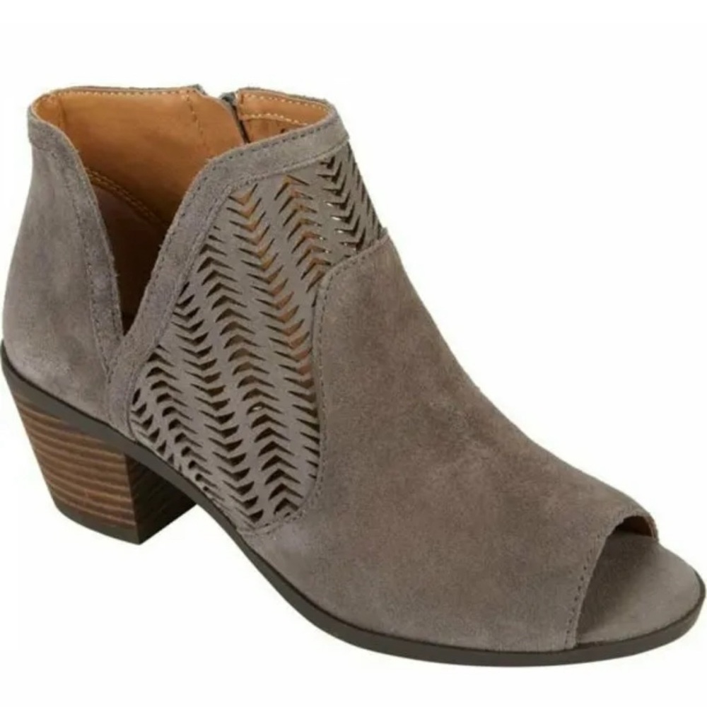 Lucky Brand Oiled Suede Bahrie Leather Shootie
